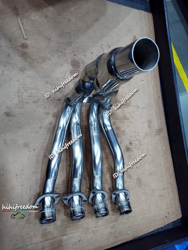 Tubo de cabezal silenciador de carbono de escape sistema completo para Suzuki GSXR 750 600 2006-2007 Foto 2 de 4