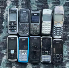 Job Lot 286 10x Nokia 1100 6310i 6300 1280 Retro Phones Parts Not Working Untest