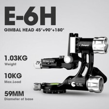 Fotopro E-6H Gimbal Head 360  Up Down Panoramic Tripod Head DSLR Camera Shooting