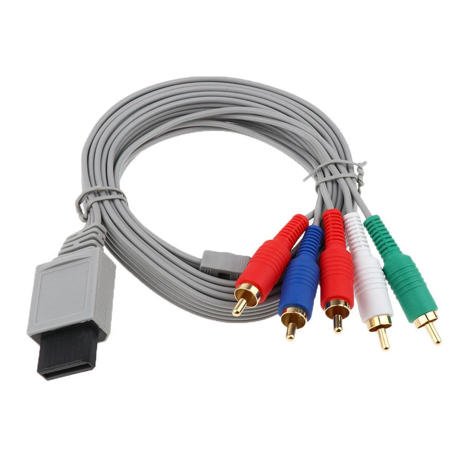 Component HD TV Video Cable AV 480p HDTV for Nintendo Wii & WiiU U Console - image 4 of 4
