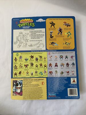 Sealed 1990 TMNT Slice 'N Dice Shredder- Teenage Mutant Ninja