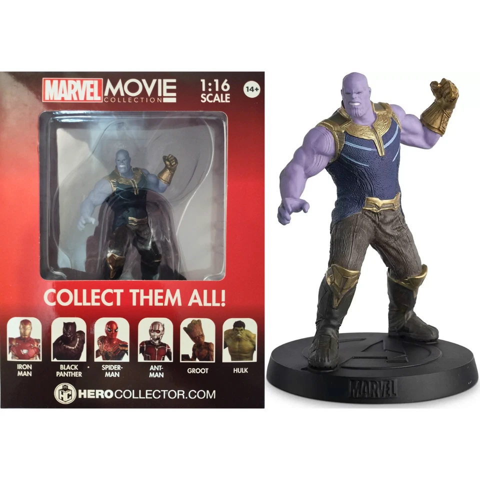 Marvel Movie Collection Thanos Figurine Eaglemoss Hero Collector Statue TV et BD - Photo 2/4