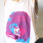 Lydia Lunch Art Goth Rock T-shirt Sleeveless Vest Top White Unisex S-2XL