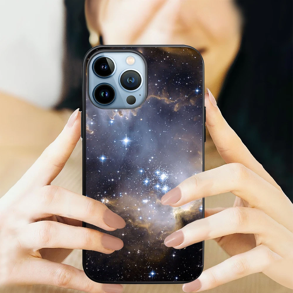 Phone Case Space Soft Silicone Cover For iPhone 11 12 Pro 13 14 Plus 15 Pro Max