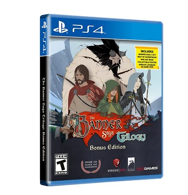 The Banner Saga Trilogy Bonus Edition - PS4 - Brand New | Factory Sealed
