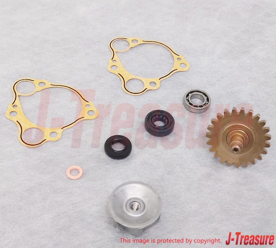 Juego HONDA CR125R 97-04 genuino con engranaje e impulsor y cojinete y sello y junta (x2) Foto 2 de 4