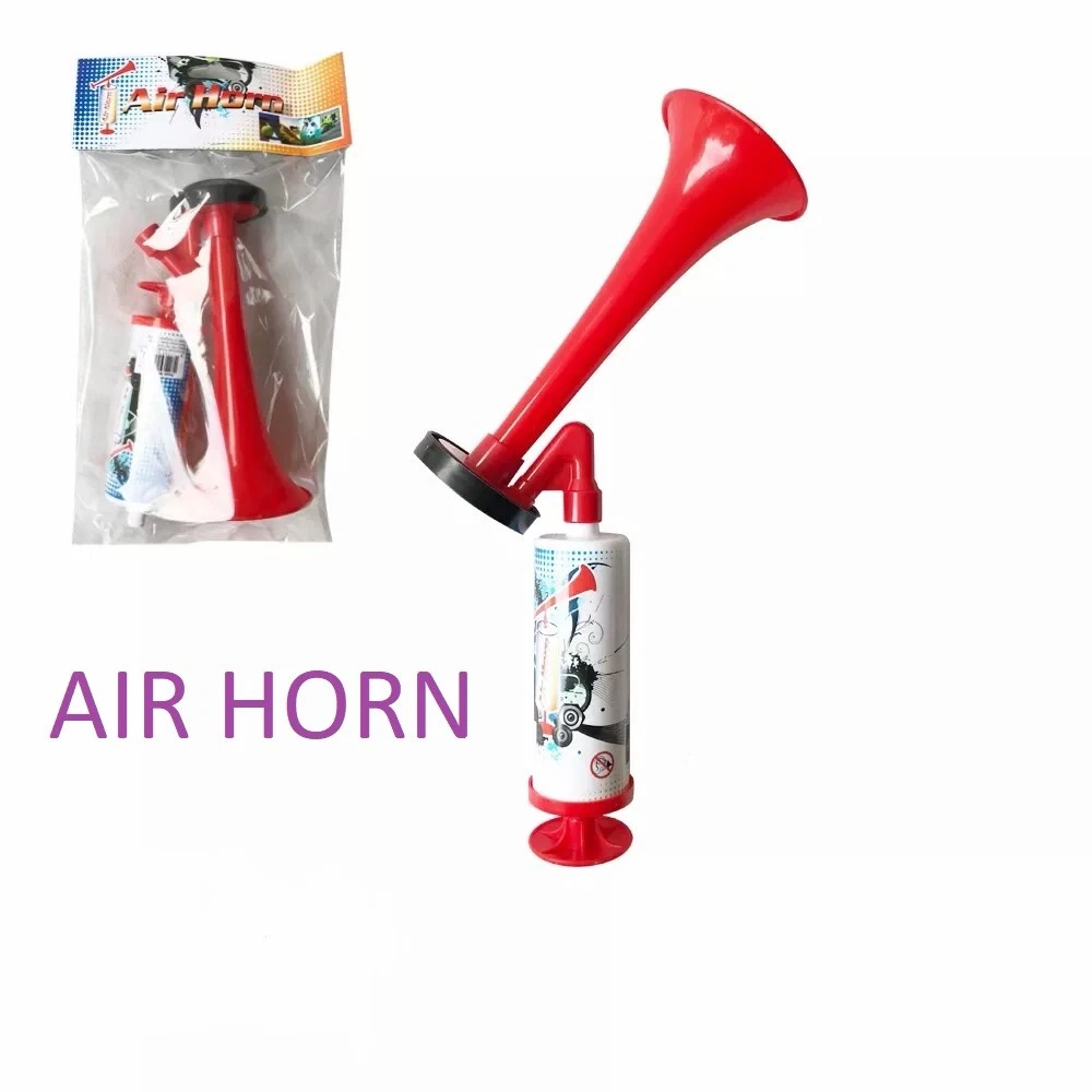 12 '' Air Horn Pump Hand Push Loud Noise Maker for Parties Sports Events  Prank