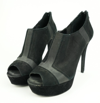 #ad Jessica Simpson Pump Stiletto Heels 6.5 Y2k Black Suede $15.99