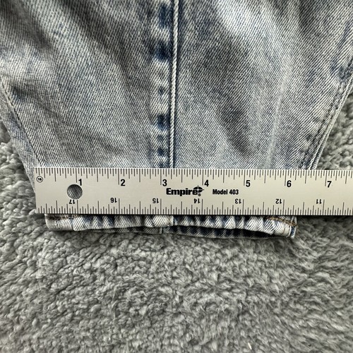 American Eagle Jeans Womens 16 Mom Retro Acid Wash Bleached Pleated Barrel Pants - Picture 14 of 16