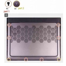 Screw For Dell Alienware M16 M18 R1 R2 Bottom Base Cover