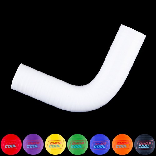 Tuba turbo acoplador blanco para 90 grados ID 25 mm manguera de silicona para codo - Imagen 2 de 10