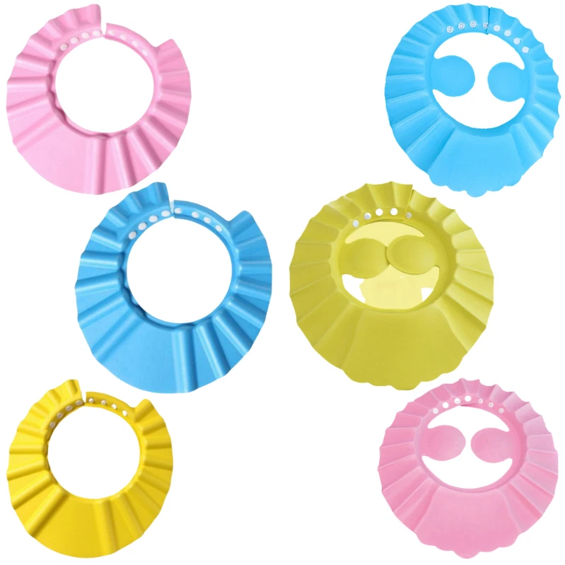 WS ACCESSORIES Adjustable Baby Wash Cap Kids Shampoo Bath Shower Hat Hair Waterproof Shield UK