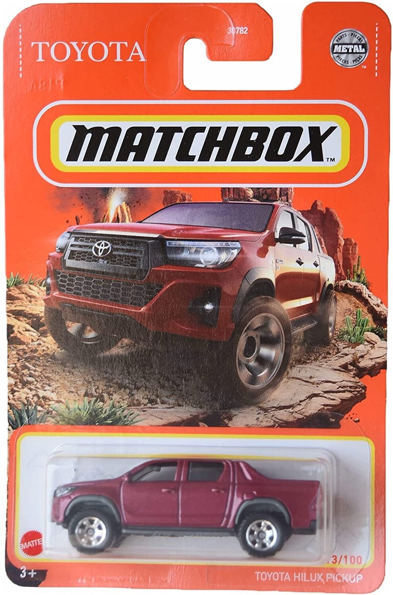 2022 Matchbox 2018 Toyota Hilux Pickup Red | eBay