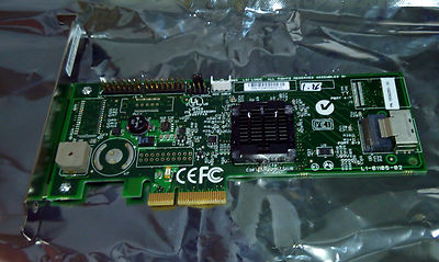 5x LSI Logic MegaRAID SAS 8204ELP 3Gb/s PCIe RAID Controller Card - NEW