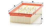 C 2485/2 Mann-Filter Luftfilter FüR Nissan, Renault