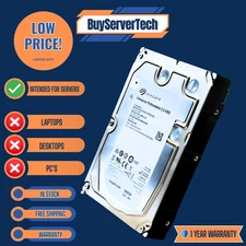 Seagate ST4000NM0031 4TB 10K RPM 12Gb/s SAS 3.5" HDD | 4Kn | 0 Hours | 1YR