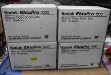 KODAK EKTAPRO 1000 EKTANAR VIDEO ZOOM LENS  LOT OF 4  FREE SHIPPING