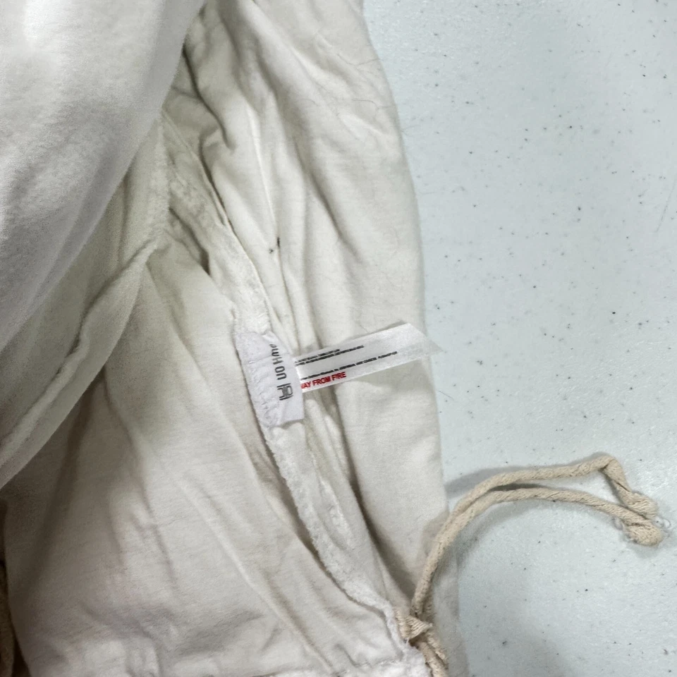 Urban outfitters UO Home пуховое одеяло двойной твердый белый хлопок смесь современный богемное - Изображение 4 из 4