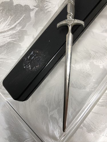 St Justin Pewter Claymore Two-Handed Sword with Crystal Letter Opener - Picture 7 of 11