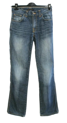NUDIE JEANS LOW SLIM JIM Uomo Jeans Taglia W30 L32 Slim Fit Blu Denim k2239  | eBay