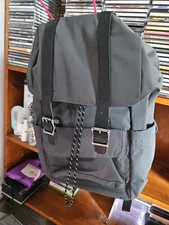 Fitted Flap Backpack New Without Tag Grey, L1