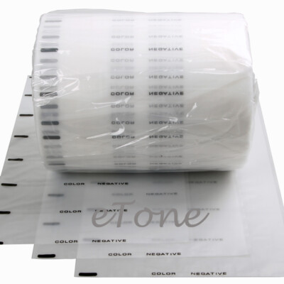 50x 35mm Acid-Free Archival Storage Sheet Protector 135 B&W Color Negative Slide