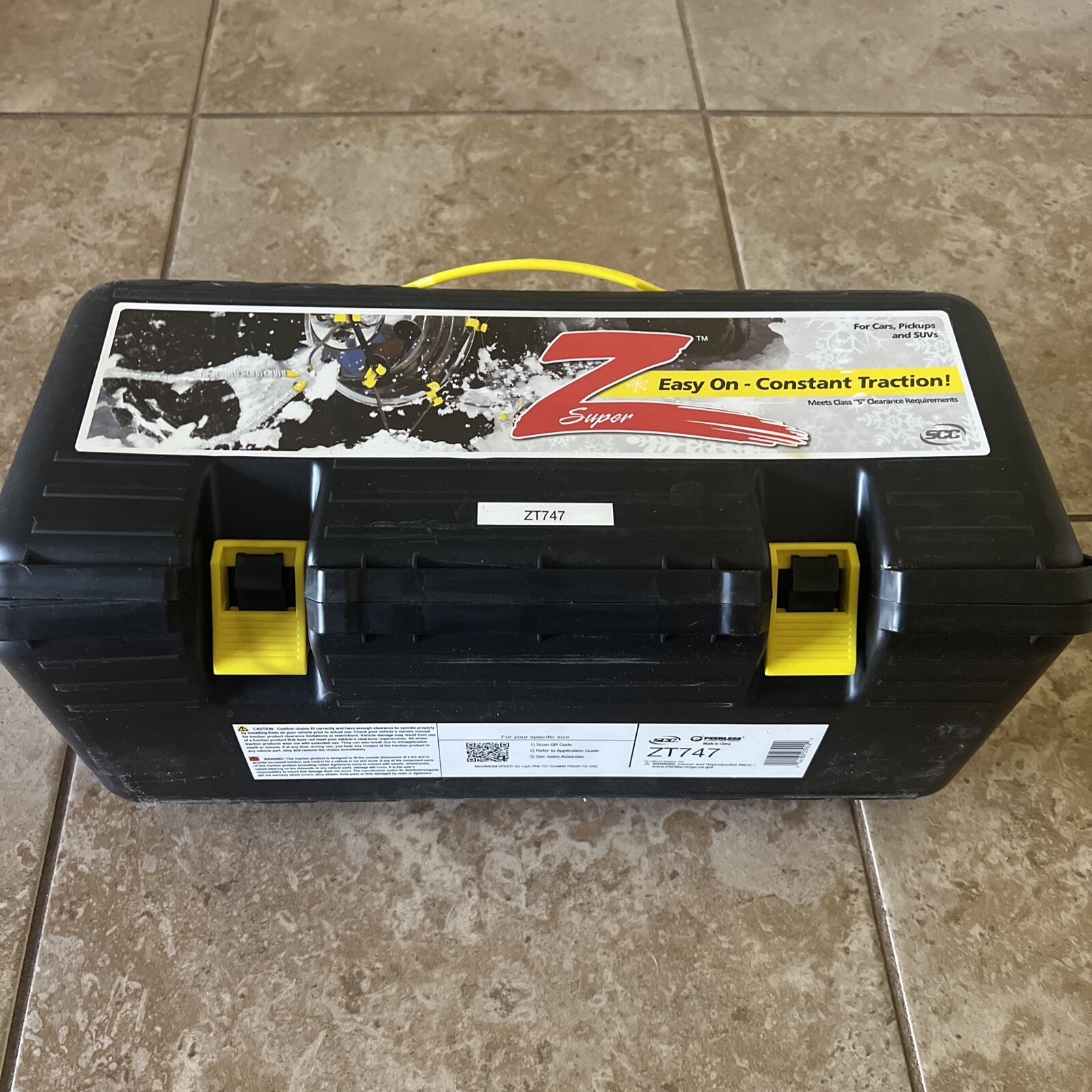 Security Chain Company ZT747 Super Z LT Light Truck SUV Tire Traction