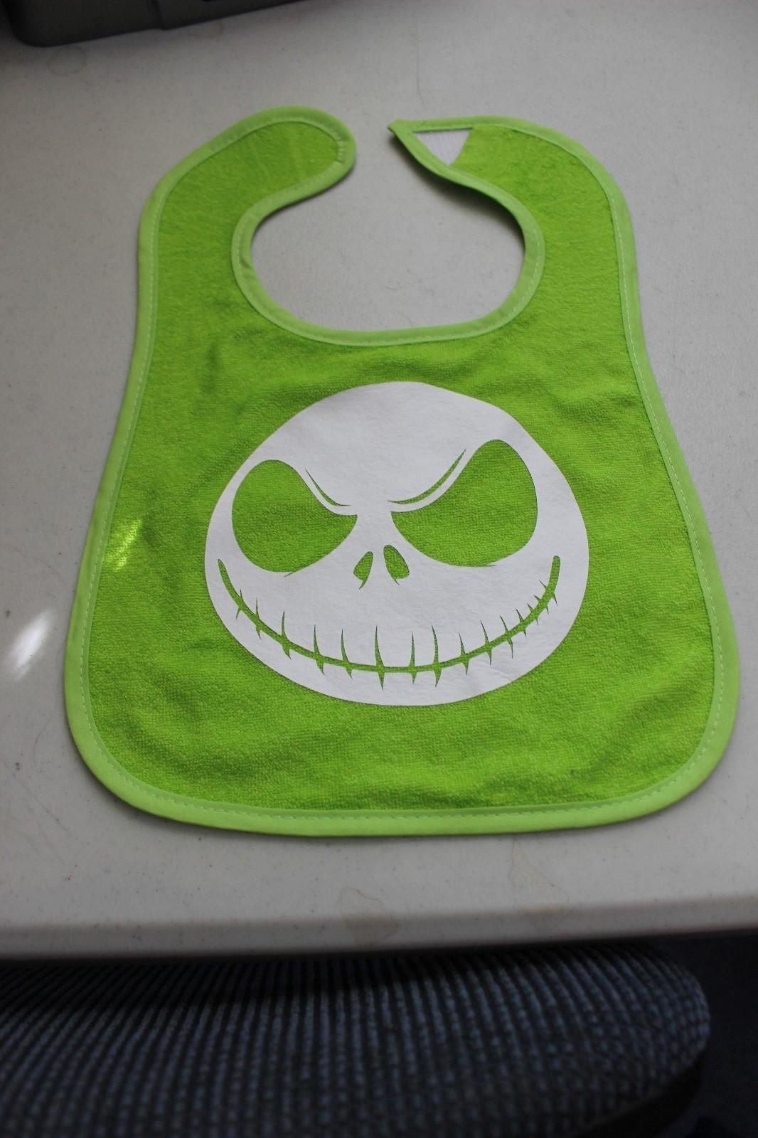 Jack Skellington  Baby Bib (Green)~Cool!