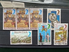 MAURITIUS. QEII. Mixed set. Unchecked Varieties