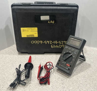 Fluke 27/FM Multimeter W/ Leads, 80K-6 HV Probe and Case *ALL GENUINE FLUKE*