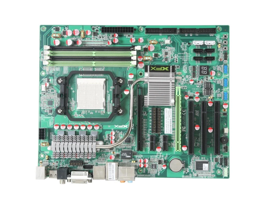 XFX nForce 750a AM2+/AM2 NVIDIA HDMI ATX AMD Motherboard MD-A72P-7509 - Image 4 of 4