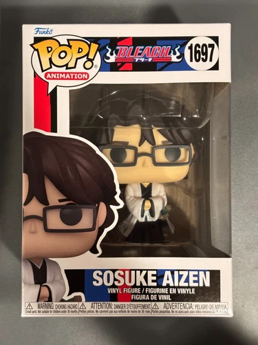 Funko Pop! Animation Bleach Sosuke Aizen Funko Pop! Figure #1697 W/ Protector