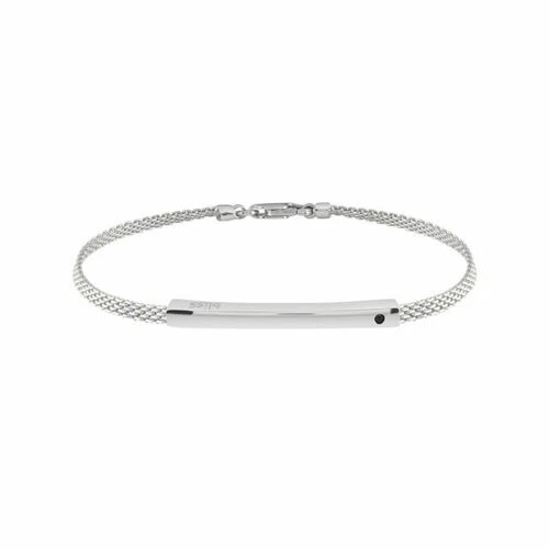 Gioielli di lusso nero argento con pietra principale zircone