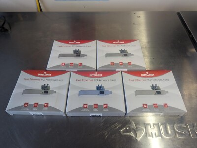 5x NOS Intellinet Network Solutions Fast Ethernet PCI Network Card 509510