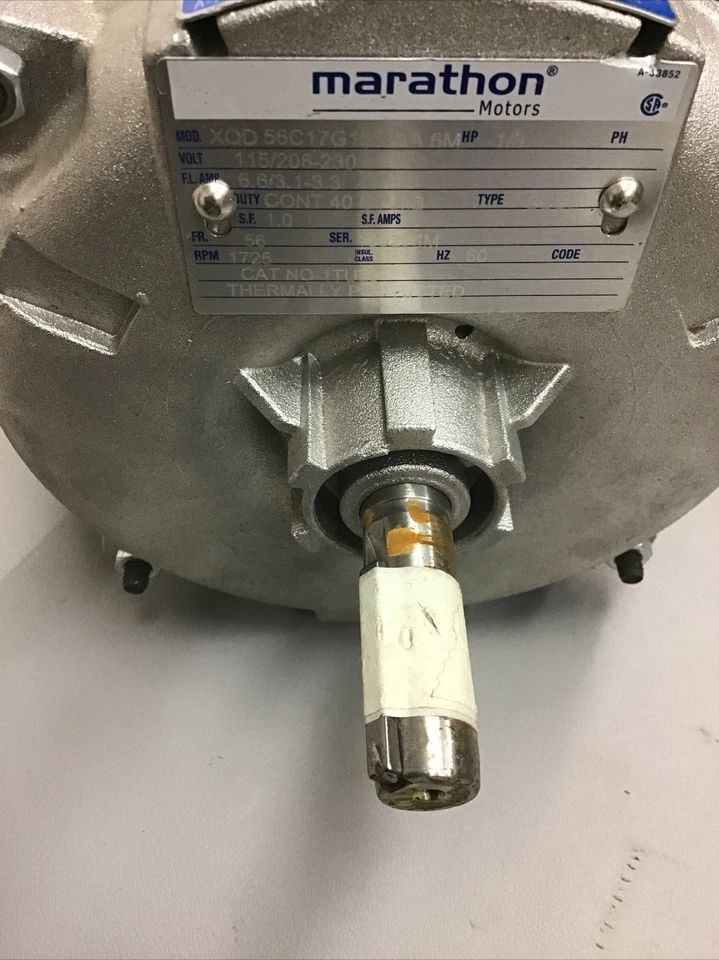 Marathon Hazardous Location Motor,  056C17G15521, 1/3HP, 1-Ph, 1725RPM (F8) - Image 3 of 4