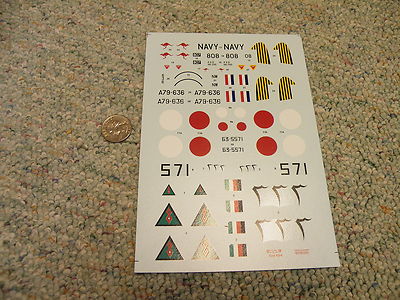 Classic Airframes decals 1/48 Kit#494 DH Vampire Trainers My ref - Box 4  Lot 7
