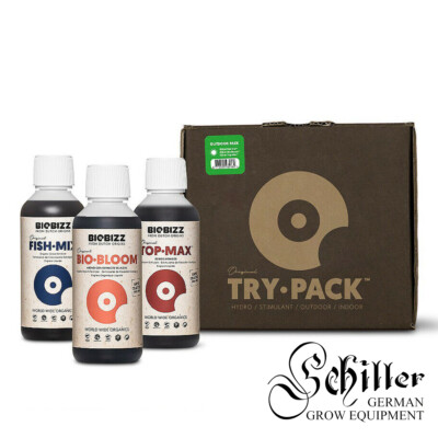 BioBizz Outdoor Try Pack 250ml - Fish Mix   Bio Bloom   Top Max   Düngerset Grow