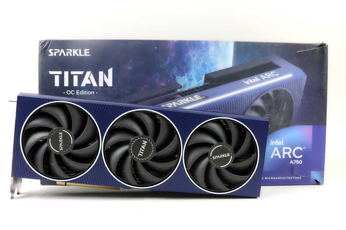 【超美品】SPARKLE Intel Arc A750 Sparkle Intel Arc A750 8GB Titan OC GPU w/Box | 1yr Warranty, Fast