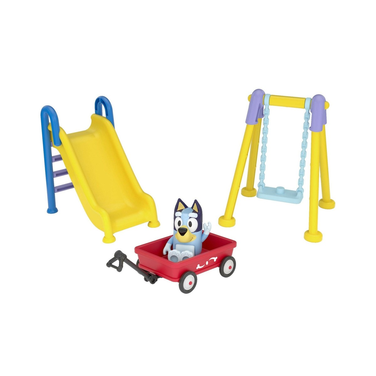Bluey Park Playset With Bluey Figure, Wagon, Swing & Slide - Mini Playground Toy For Kids 13016 - View #3