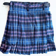 Men  s Size 34 Scottish Design Tartans Purple Blue Tartan Kilt