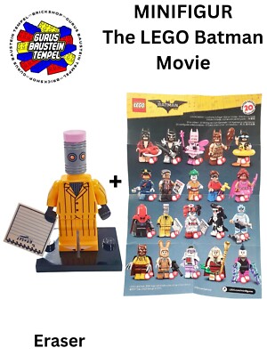 LEGO Figur CMF ERASER The Batman Movie Series 1 Radierer Minifigure Figur NEU