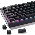 Black XVX Shine through Ball Shape Keycaps Set fits MX Mechanical Keyboards