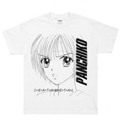 Panchiko Deathmetal T-Shirt Anime Girl Graphic Tee Lo-fi Indie Rock Band Shirt
