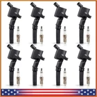 Ignition Coil DG508 & Spark Plug SP479 for Ford 4.6L 5.4L 6.8L V8 DG457 FD503