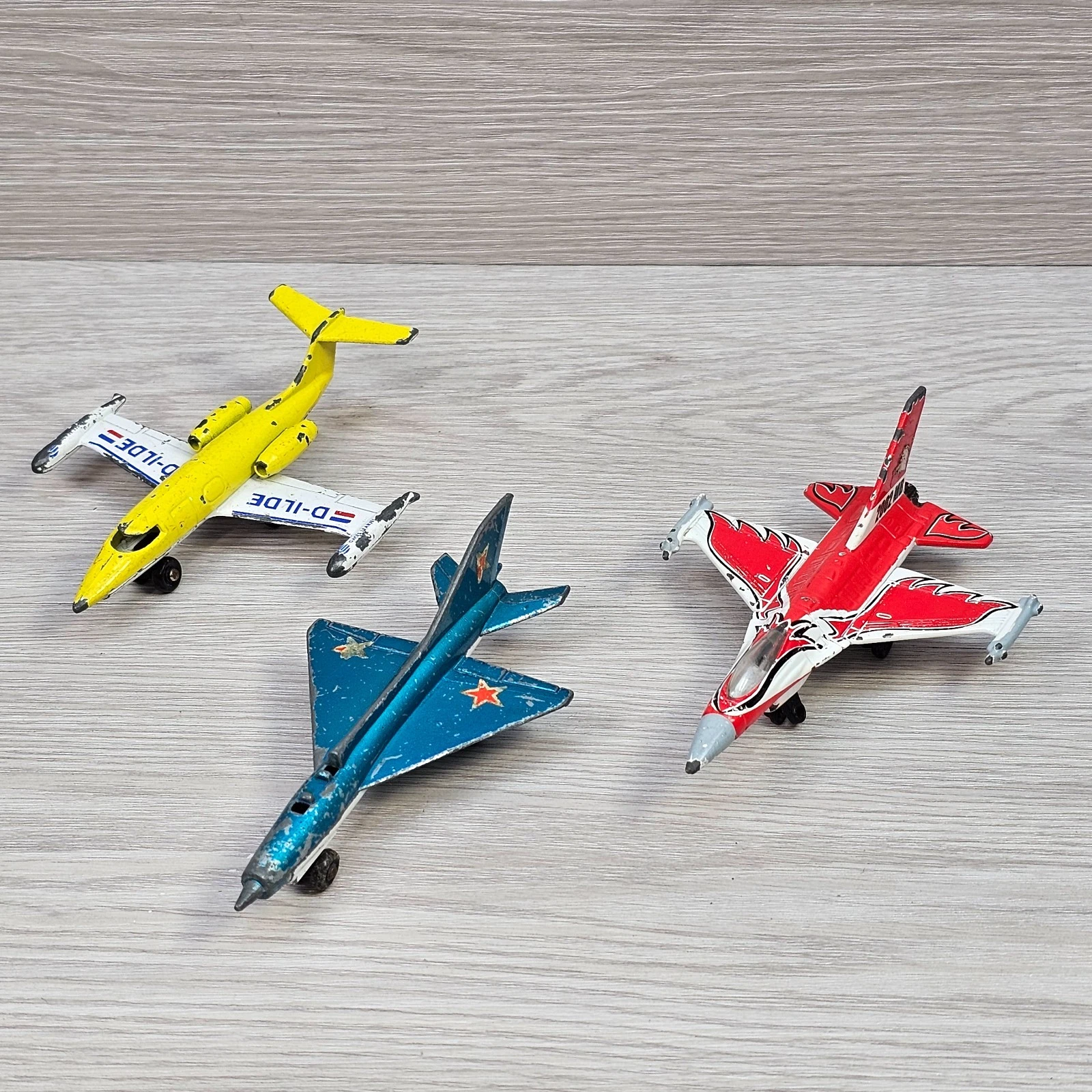 3x Matchbox Diecast Planes SB-6 / SB-1 / SB-24 Bundle
