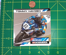 TEAM SUZUKI TOMMY HAYDEN ORIGINAL OLD STOCK STICKER DECAL