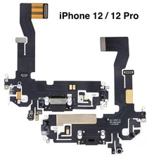 Charging Port Dock Connector Mic Flex Cable for iPhone 12 / 12 Pro OEM Replace