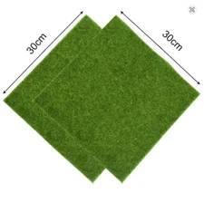 30x30cm Artificial Grass Lawn Fake Moss Turf Landscape Scene Decor