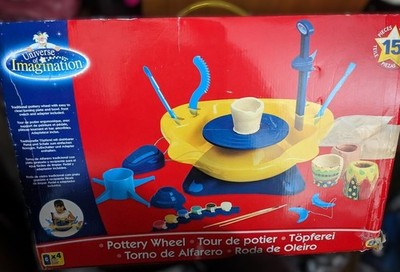 Kinder Keramik Set und Rad Spielzeug Ton Keramik Kunst Farbe