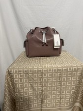 Tory Burch Small Charlie Quilted Drawstring Shoulder Bag in Mauve